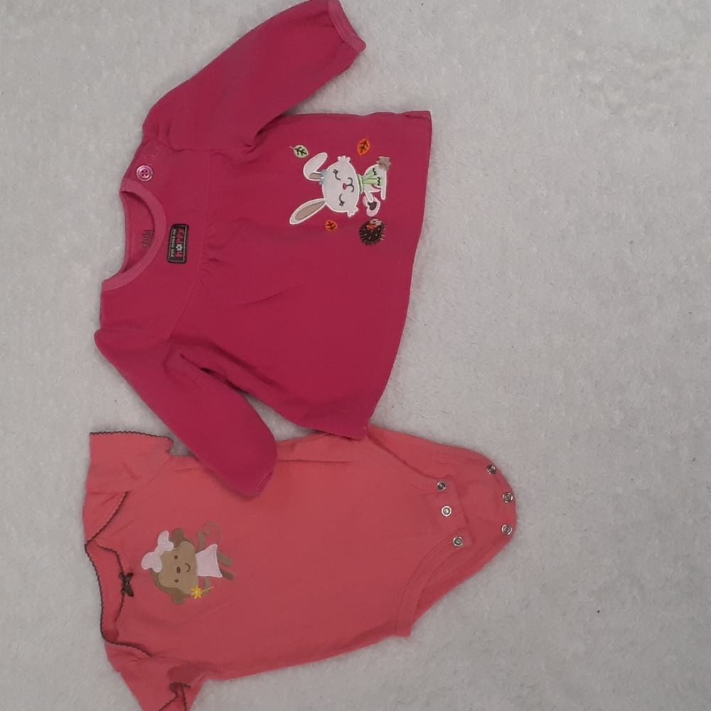 Child of Mine Carters Baby Girls Bundle of 2 Outfits Size 3-6M